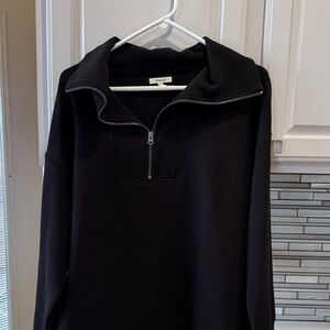 Maurices Black Zip-Up Sweater